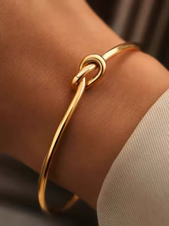 Pulseira Minimalista Nó Estilo Sofisticado